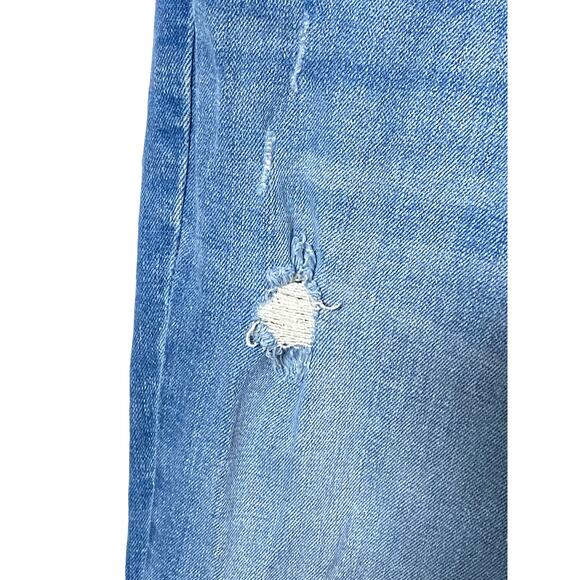 Hollister Jeans Skinny Epic Flex Mens 31 x 32 Light Wash Distressed Whiskered - Picture 5 of 12